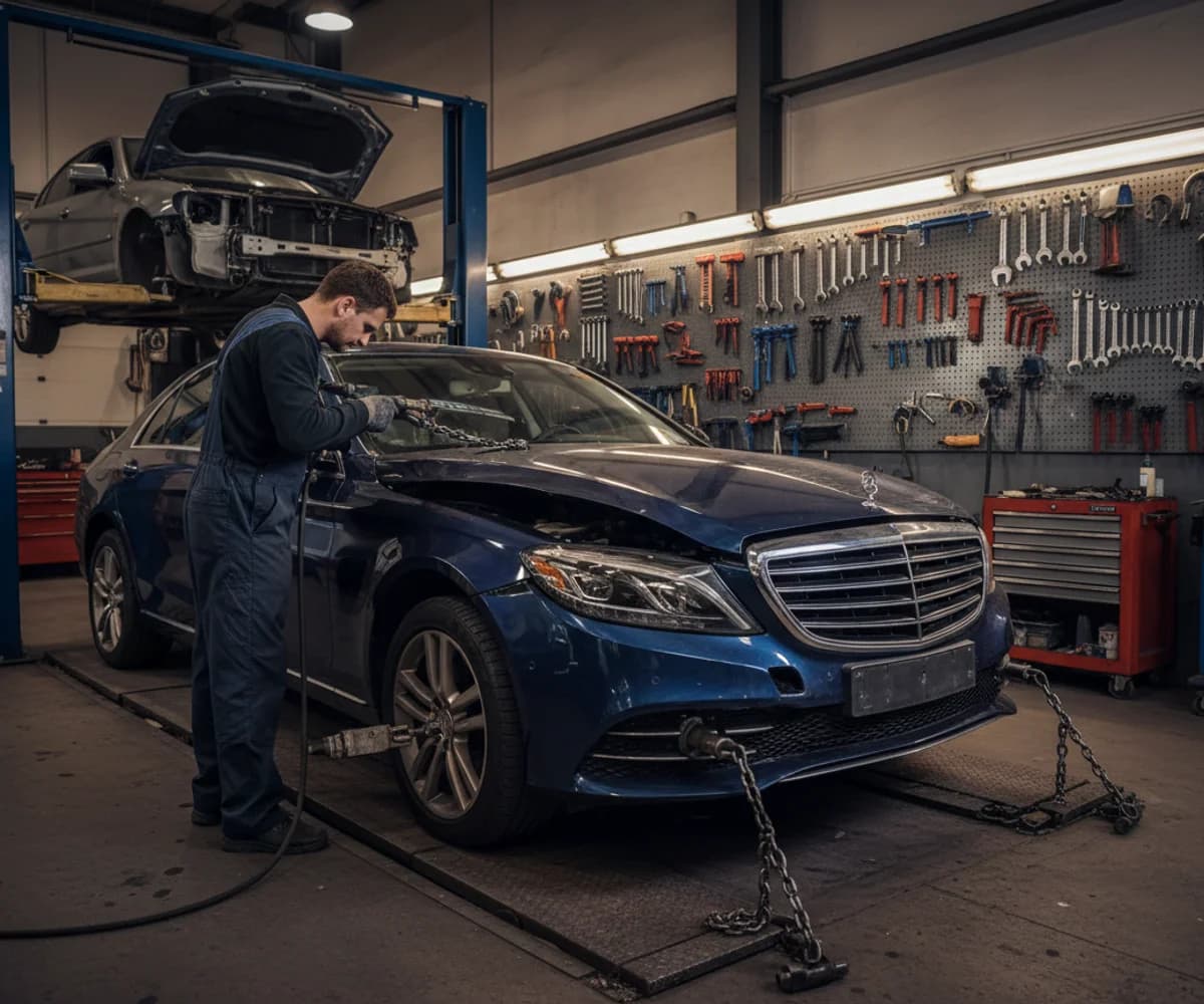 Ремонт после ДТП на Кипре — Профессиональный Кузовной Ремонт