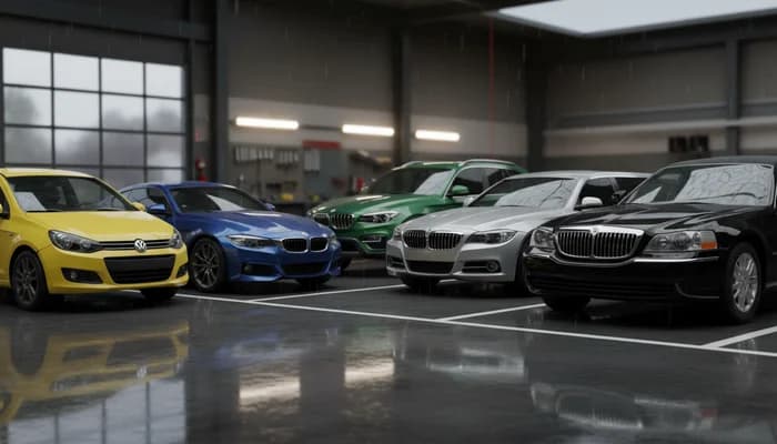 Категории покраски автомобилей на Кипре: что означают категории A-E для стоимости ремонта